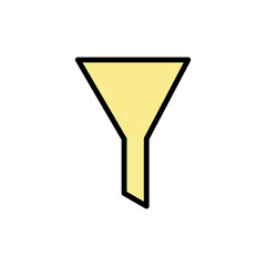 Poster - Filter, funnel icon. Simple color with outline vector elements of stinks icons for ui and ux, website or mobile application
