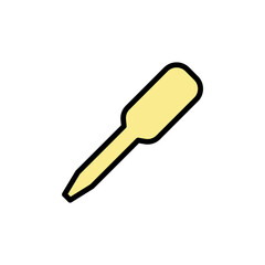 Aufkleber - Pipette, chemistry icon. Simple color with outline vector elements of stinks icons for ui and ux, website or mobile application