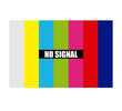 © theerakit - no signal TV test pattern background. rgb static screen sign. flat style.