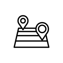Poster - placeholders, field icon. simple line, outline vector elements of automated farming icons for ui and