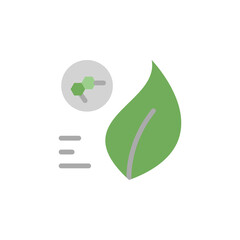 Poster - Graph, molecule, leaf icon. Simple color vector elements of automated farming icons for ui and ux, website or mobile application