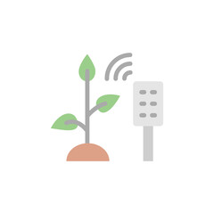 Poster - Plants, smart watering icon. Simple color vector elements of automated farming icons for ui and ux, website or mobile application