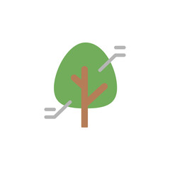 Poster - Tree, smart, information icon. Simple color vector elements of automated farming icons for ui and ux, website or mobile application