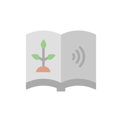 Poster - Book, smart farming icon. Simple color vector elements of automated farming icons for ui and ux, website or mobile application