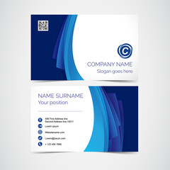 Wall Mural - vector - business card template design backgrounds, modern creative and clean