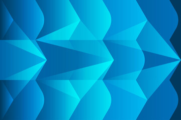 Wall Mural - abstract background overlap with concept basic pentagon and triangle shape