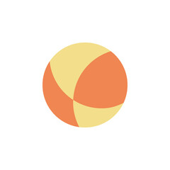 Poster - Ball, summer icon. Simple color vector elements of vacation icons for ui and ux, website or mobile application