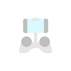 Poster - Mobile game icon. Simple color vector elements of video game icons for ui and ux, website or mobile application