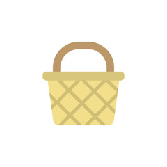 Poster - Picnic, basket icon. Simple color vector elements of vacation icons for ui and ux, website or mobile application