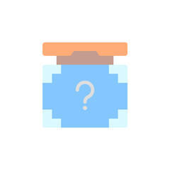 Aufkleber - Mystery icon. Simple color vector elements of video game icons for ui and ux, website or mobile application