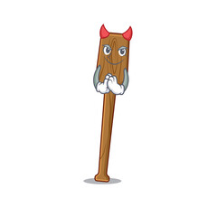 Poster - Oars clothed as devil cartoon character design concept