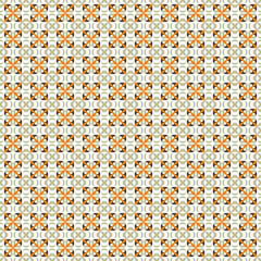 - Vector color pattern. Geometric background design for the fabric.Beautiful vintage pattern.
