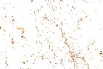 Poster - rust isolated on a white background. texture for the designer