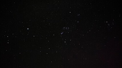 night sky with orion