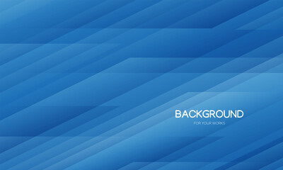 Aufkleber - Abstract background vector illustration. Blue gradient with transparent geometric shape.