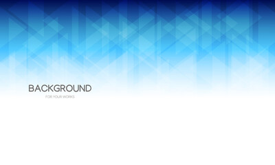 Aufkleber - Abstract background vector illustration. Gradient blue with transparent geometric shapes.