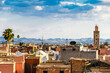 Dächer von Marrakesch in Marokko