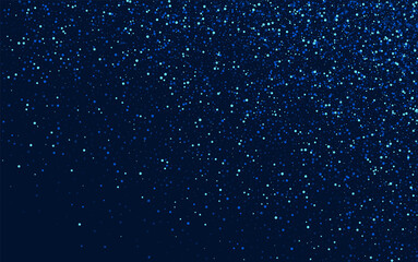 Wall Mural - White Falling Digital Glitter Texture. Dark 
