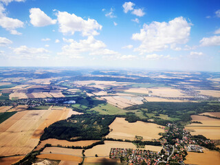 Poster - czech republic from the aircraft