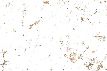 Poster - rust isolated on a white background. texture for the designer
