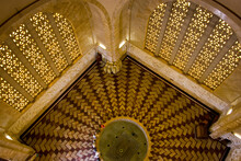 Top View Of The Interiors Of The Voortrekker Monument In Pretoria, South Africa, Showcasing The Geometric Pattern Of Flooring