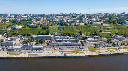 Wall Mural - Volga river embankment in Nizhny Novgorod