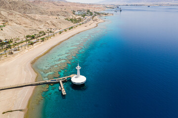 Coral beach in the Red sea, Israel