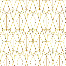 Vintage Gold Art Deco Seamless Pattern Vector Illustration
