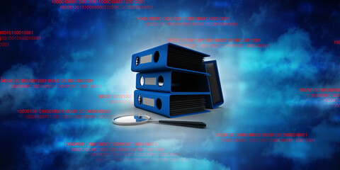 Poster - 3d rendering Search folders for documents