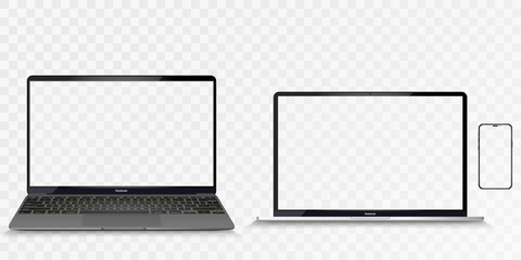 Poster - Computer monitor, smartphone, laptop and tablet pc