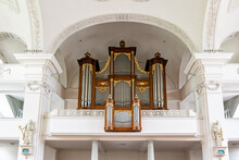 Interior View Of The Church Of Peter And Paul With The Organ