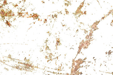 Poster - rust isolated on a white background. texture for the designer