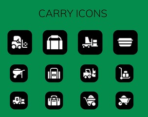 Sticker - carry icon set