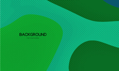 Aufkleber - Colorful geometric background pattern. Fluid shapes composition. Vector illustration with dots texture.