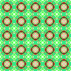 Poster - Seamless pattern. design for the fabric.Beautiful vintage pattern.Colorful seamless pattern for design and background design.vector illustretion.