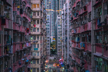 Apartment Blocks Kowloon, Hong Kong