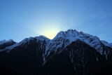 Fototapeta Natura - Beautiful mountain range way to Yumthang valley, sikkim, India.