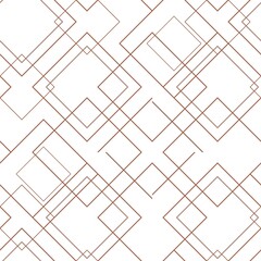 Aufkleber - Seamless pattern background with thin straight lines and squares