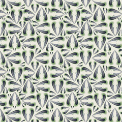 Wall Mural - seamless floral pattern