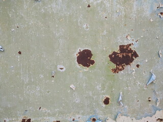 Old dry colored and rust on surface of material wall texture background.