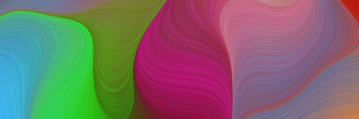 Poster - abstract colorful background graphic with lines and antique fuchsia, medium sea green and medium turquoise colors. art can be used as background illustration