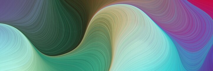 Poster - abstract colorful background graphic with lines and dim gray, pastel blue and steel blue colors. can be used as card, banner or header