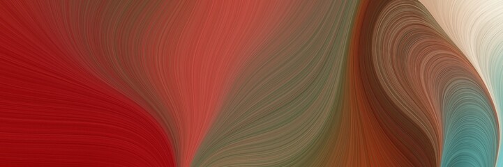 Leinwandbilder - abstract artistic background graphic with lines and brown, saddle brown and pastel gray colors. can be used as texture, background or banner