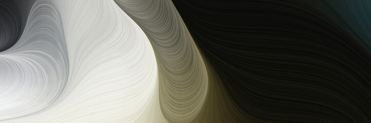 Poster - abstract colorful background with lines and light gray, very dark green and gray gray colors. can be used as canvas, background or banner