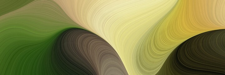 Aufkleber - abstract colorful background graphic with lines and dark khaki, very dark green and dark olive green colors. can be used as poster, background or banner