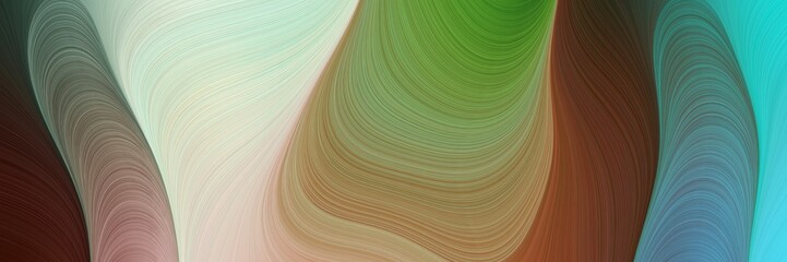 Aufkleber - abstract artistic background graphic with lines and pastel brown, pastel gray and medium turquoise colors. art can be used as background illustration