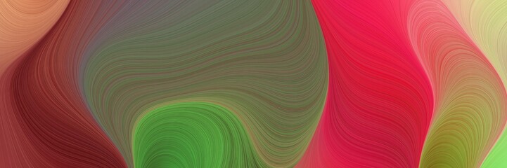 Poster - abstract artistic backdrop with lines and pastel brown, moderate red and dark pink colors. can be used as card, banner or header