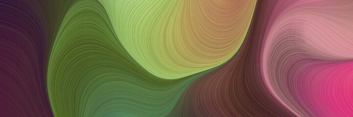Poster - abstract artistic art background graphic with lines and old mauve, dark olive green and rosy brown colors. art can be used as background illustration