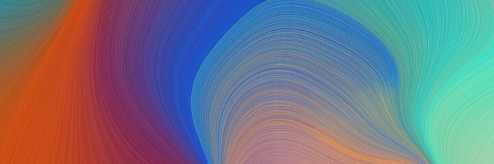Poster - abstract colorful background graphic with lines and steel blue, coffee and sienna colors. can be used as texture, background or banner
