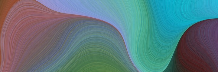 Poster - abstract artistic background graphic with lines and dim gray, steel blue and cadet blue colors. can be used as canvas, background or banner